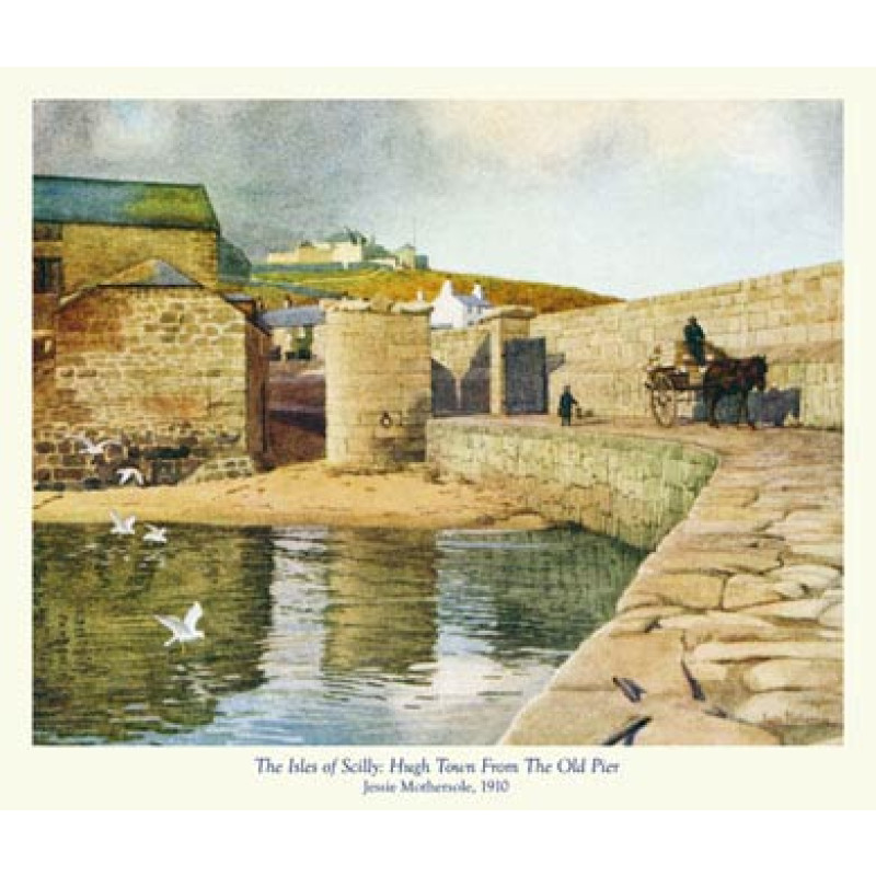 Scilly, Hugh Town From The Old Pier