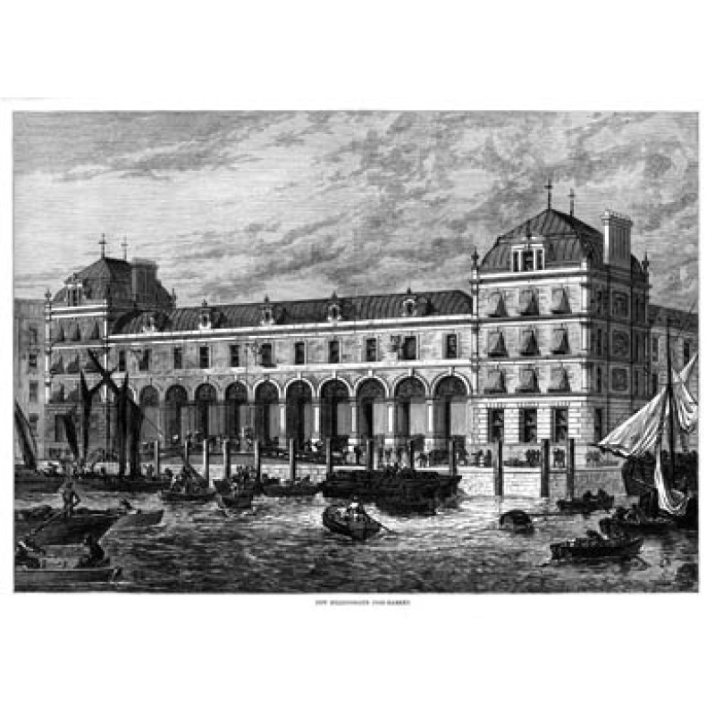 New Billingsgate Fish Market, 1876