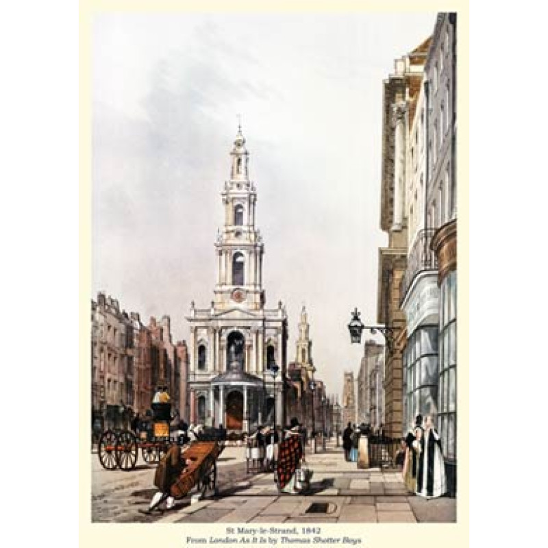 St-Mary-le-Strand, 1842