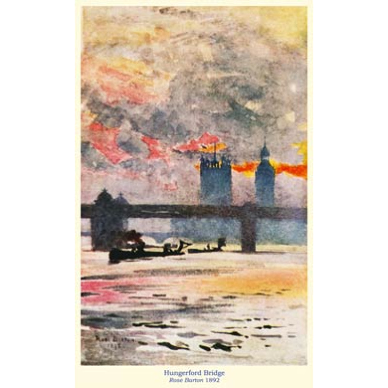 Hungerford Bridge, 1892