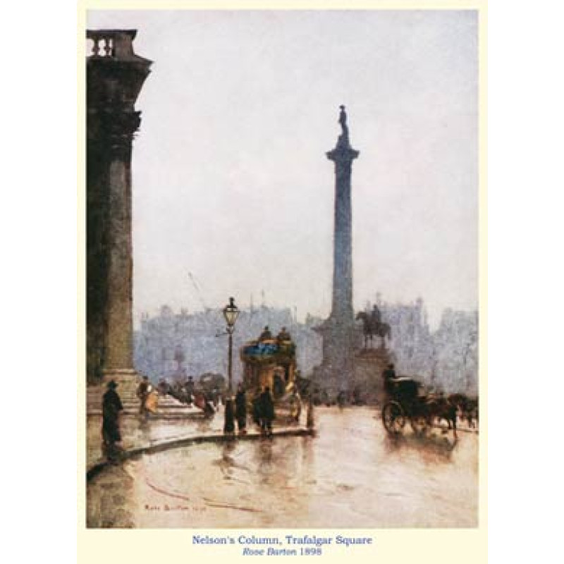 Nelsons Column, Trafalgar Square, 1898
