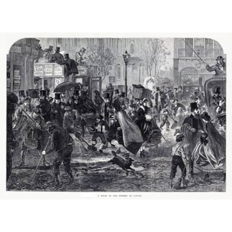 A Thaw in the Streets of London, 1865