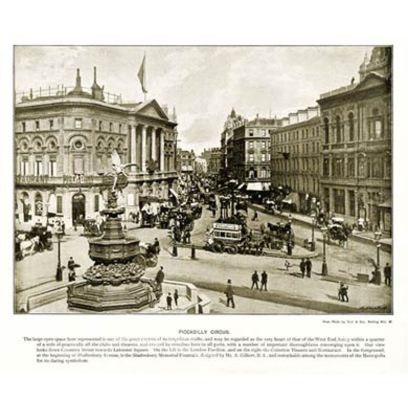 Piccadilly Circus, London, 1897