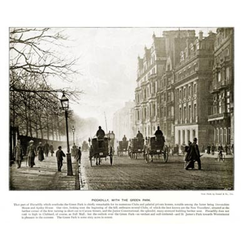 Piccadilly and Green Park London,