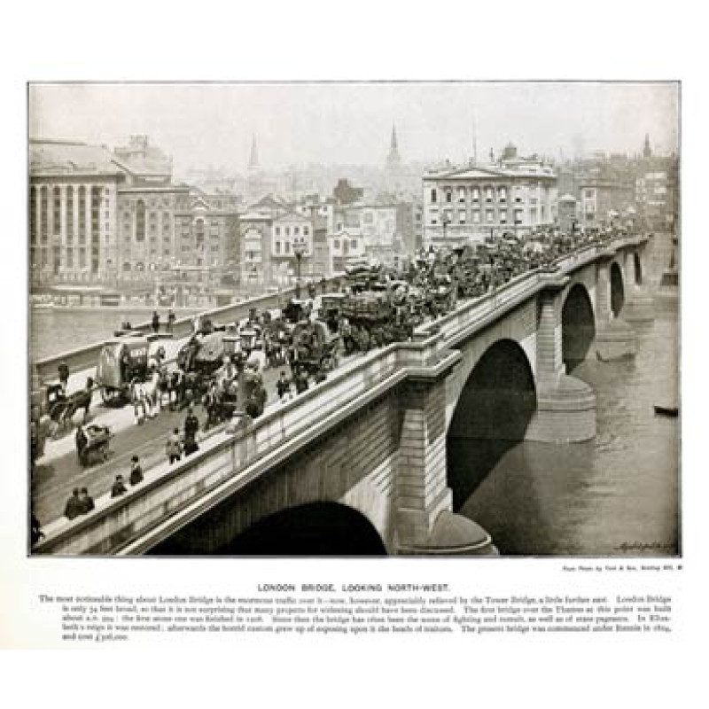 London Bridge, Looking North-West,