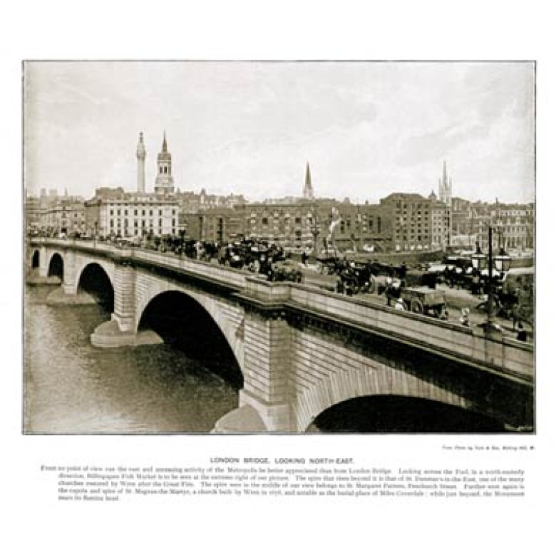 London Bridge, Looking North-East, 1897