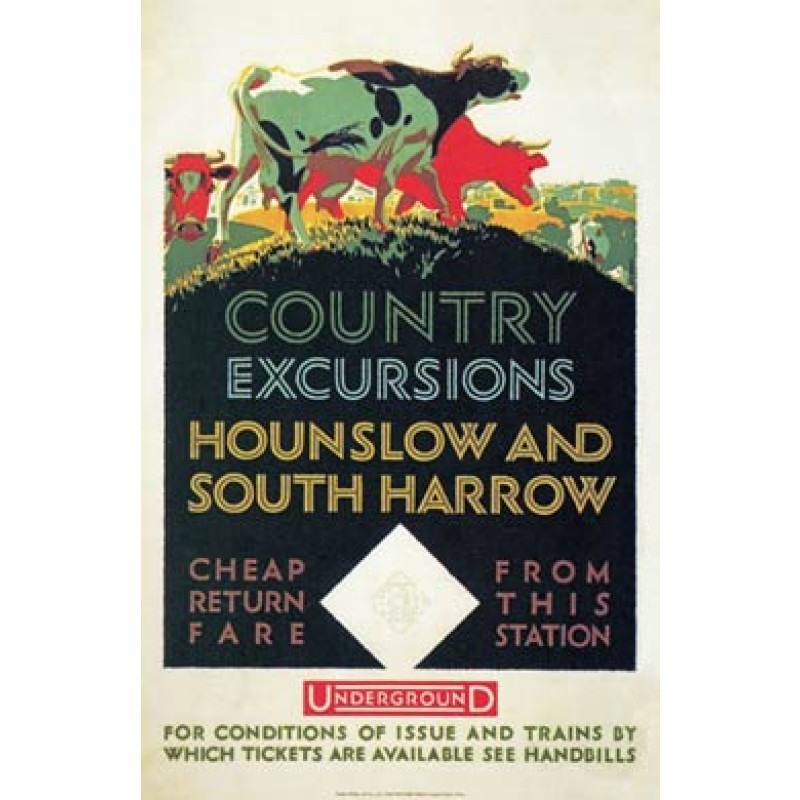 Hounslow and South Harrow by Underground