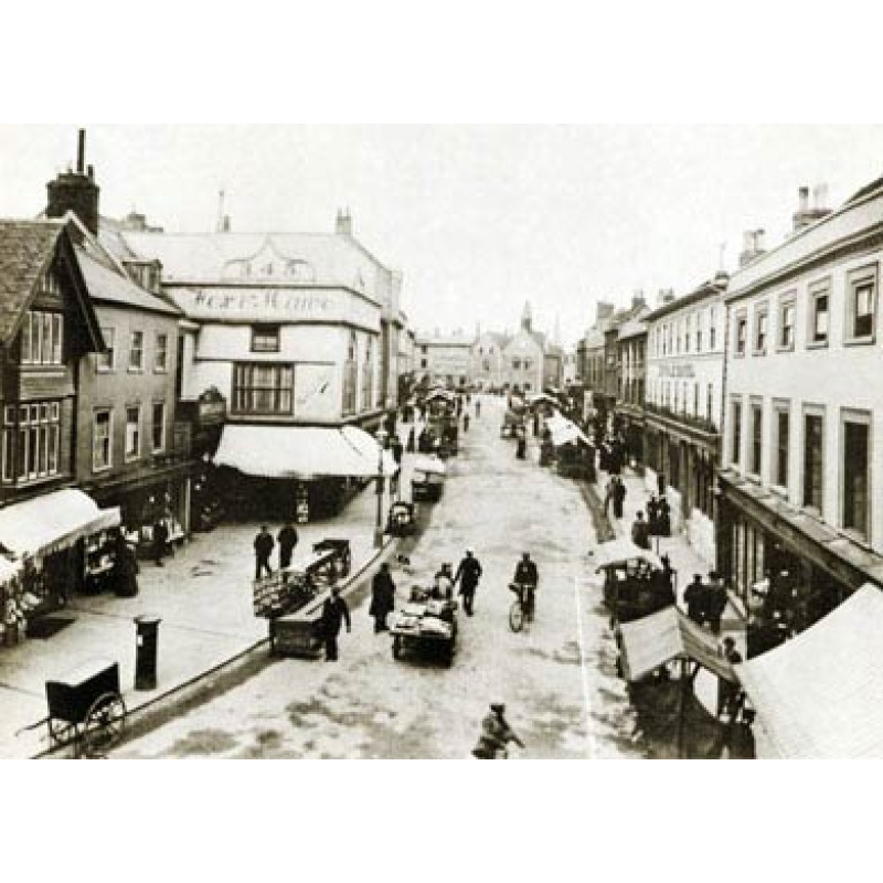 Bury St Edmunds, Buttermarket, 1890