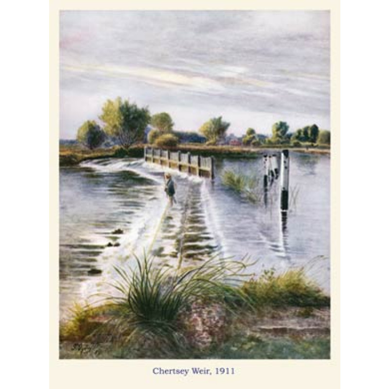 Chertsey Weir, 1911
