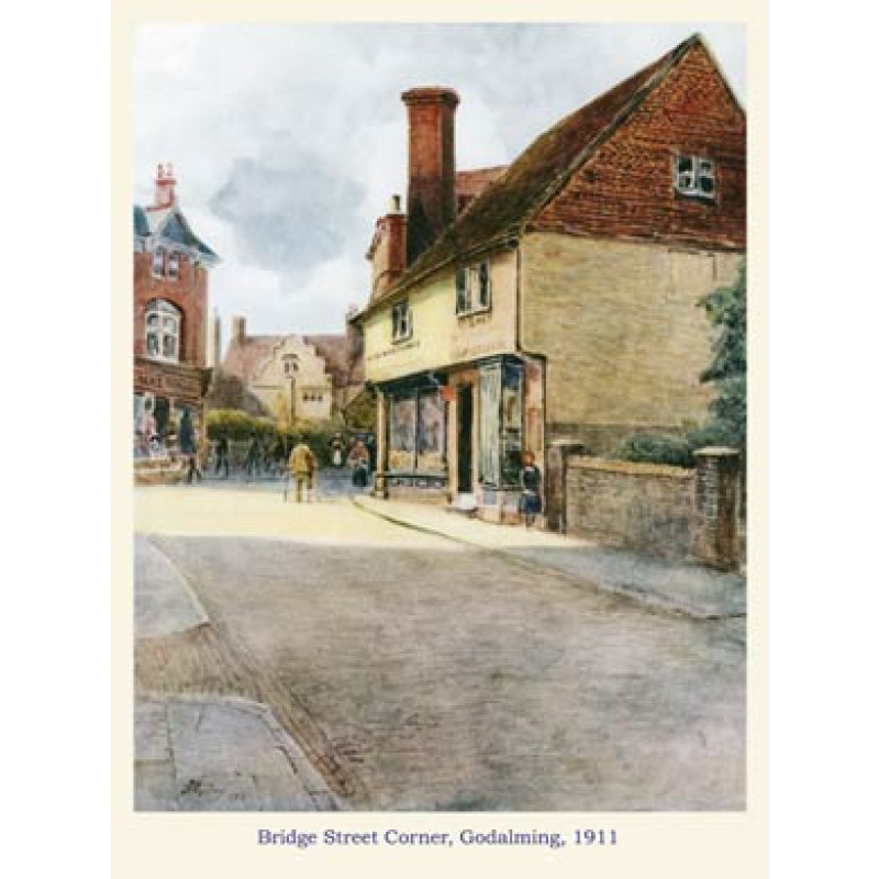 Bridge Street Corner, Godalming, 1911