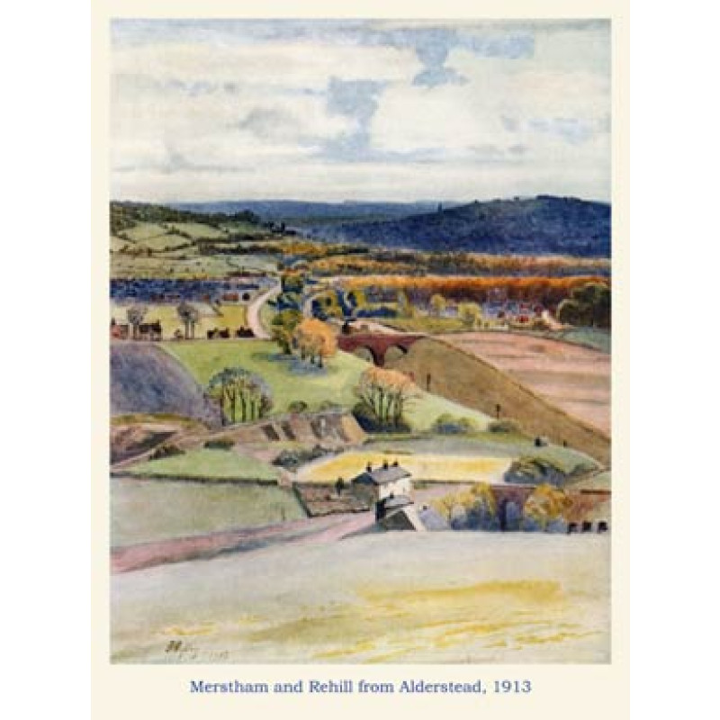 Merstham and Redhill from Alderstead, 1913