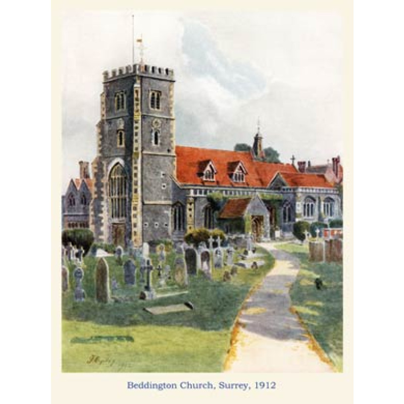 Beddington Church, 1912