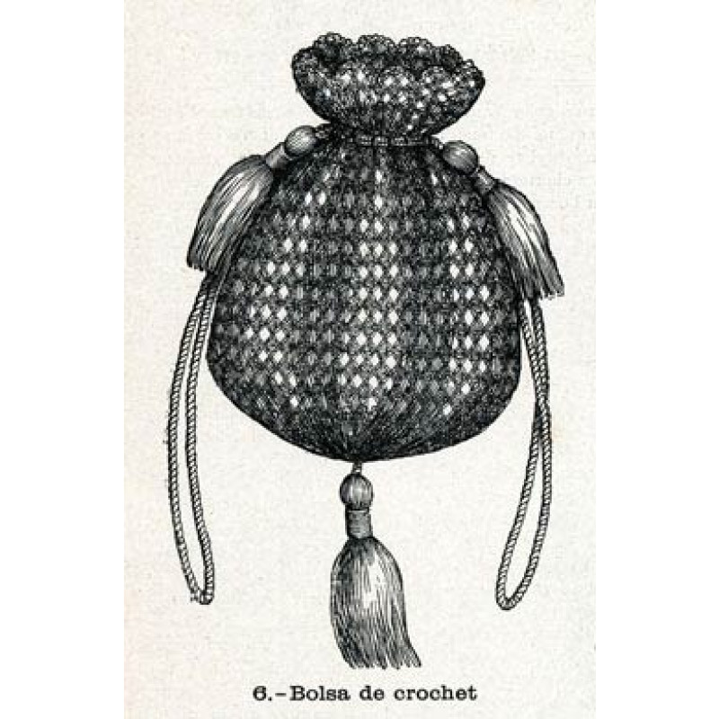 Crochet Handbag, 1891