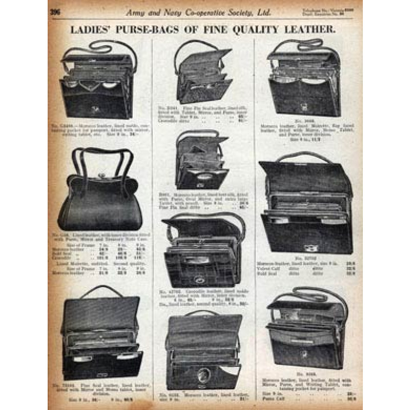 Army & Navy Handbags 1925