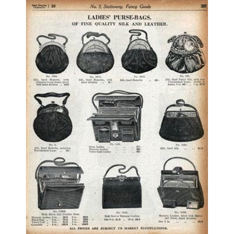 Army & Navy Handbags 1925