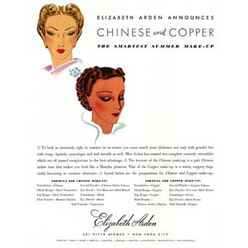 Elizabeth Arden Summer Make-Up, 1936