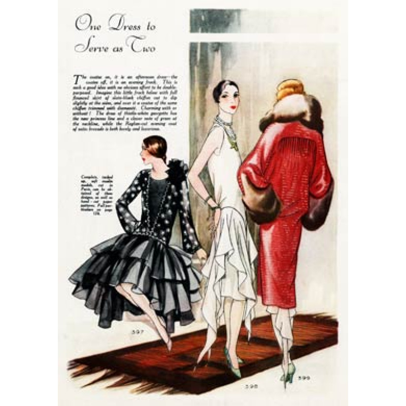 One Dress Serves As Two