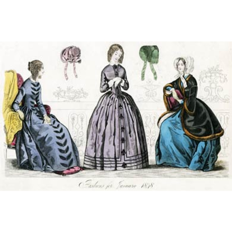 Fashions For January 1848