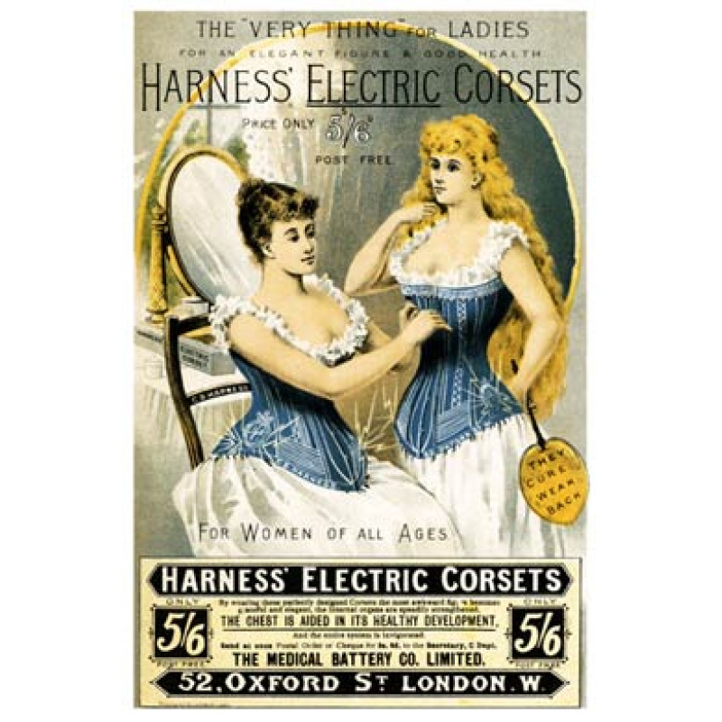 Harness Electric Corsets, 1893
