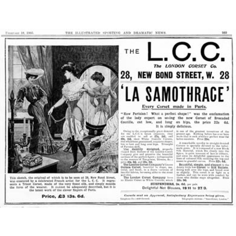 La Samothrace Corset 1905