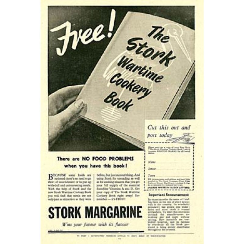 Stork Wartime Cook Book