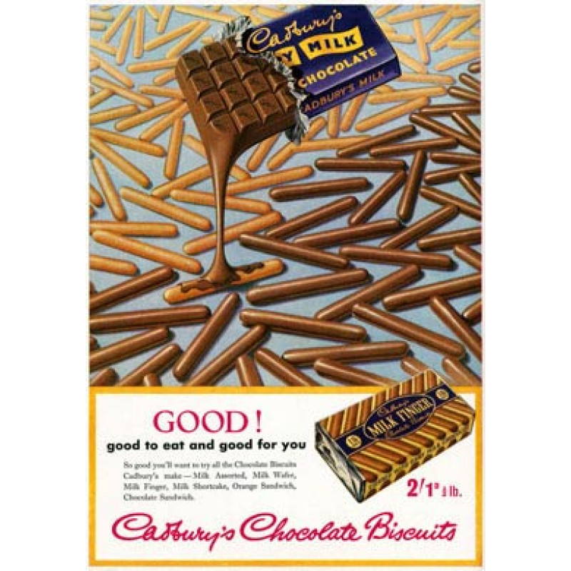 Cadbury's Fingers, 1956
