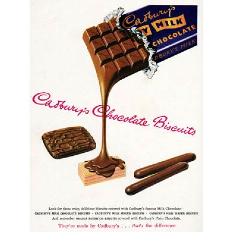 Cadbury's Fingers, 1952