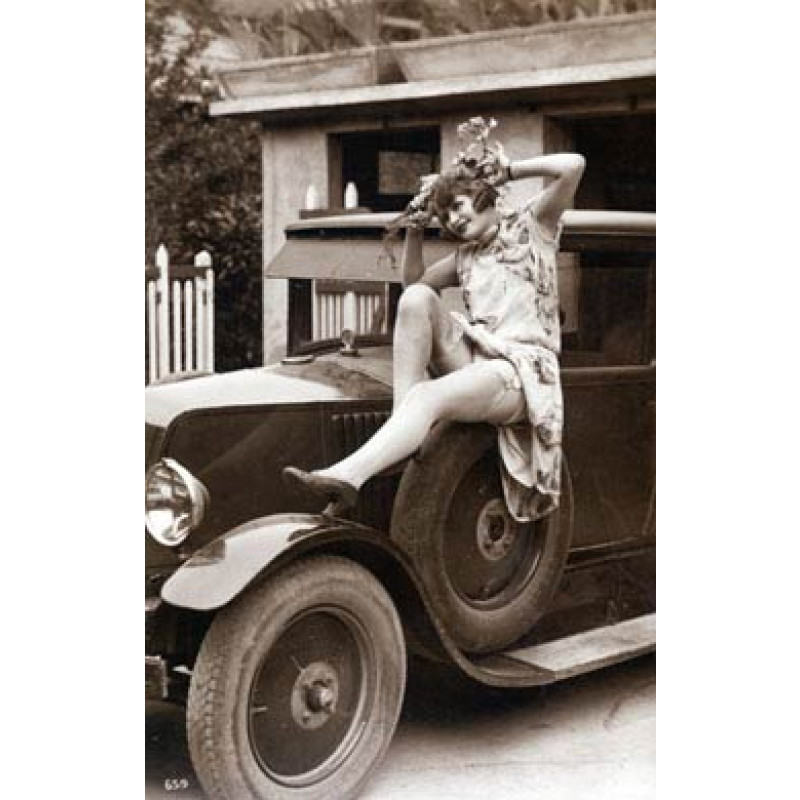 Lady On A Car