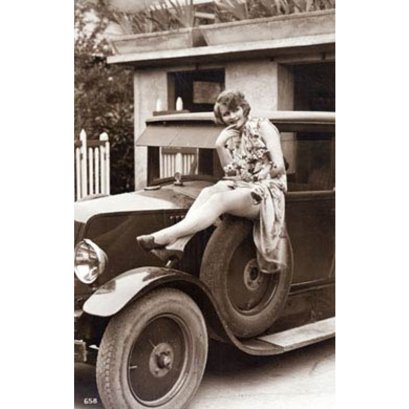Lady On A Car