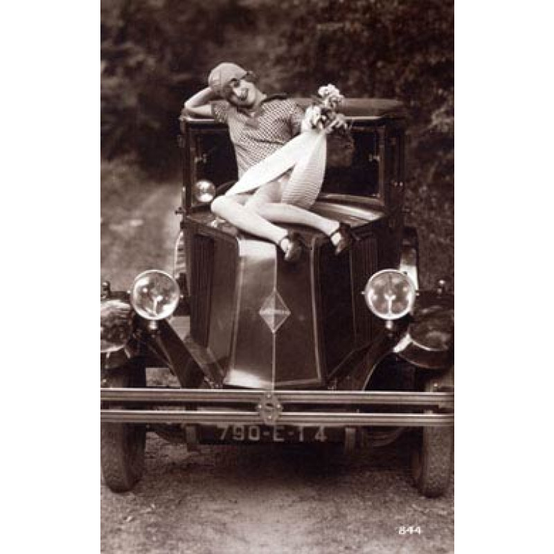 Lady On A Car