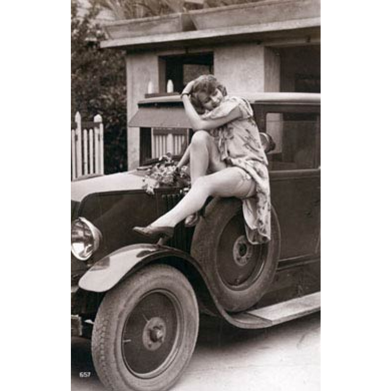 Lady On A Car
