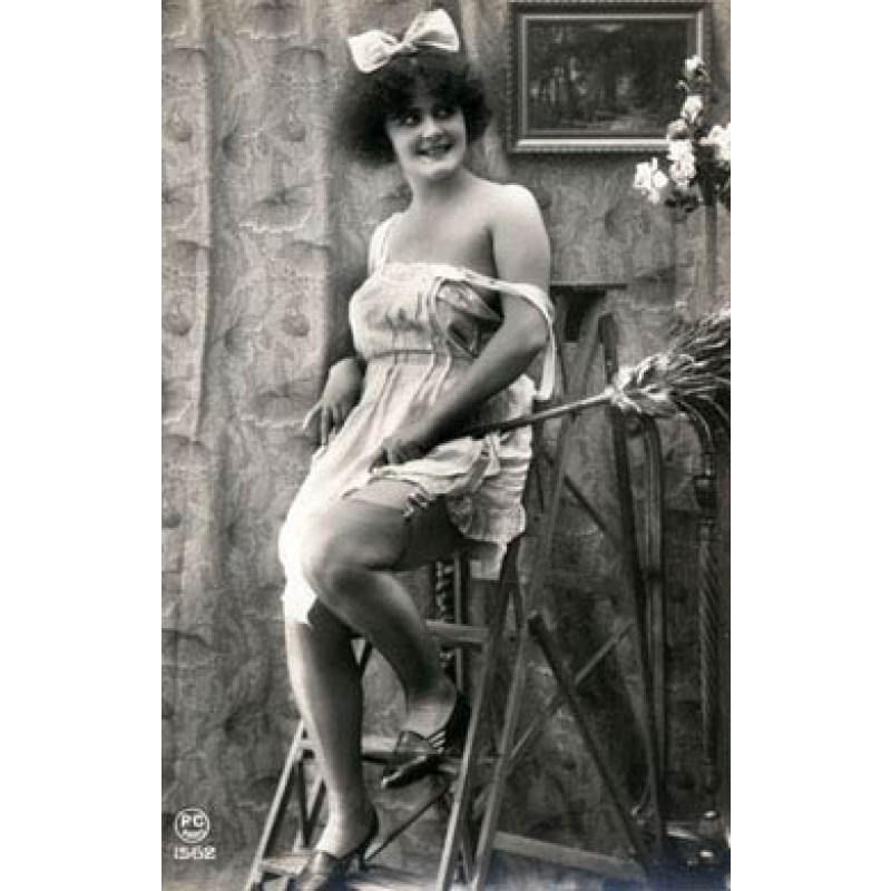 French Maid With Duster