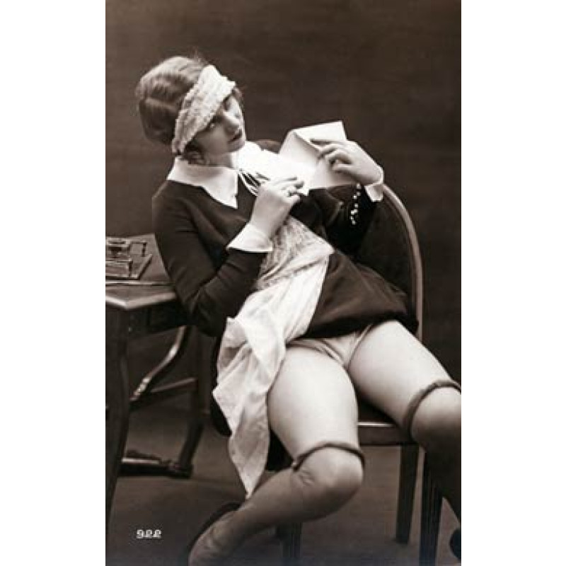 French Maid Seals The Letter