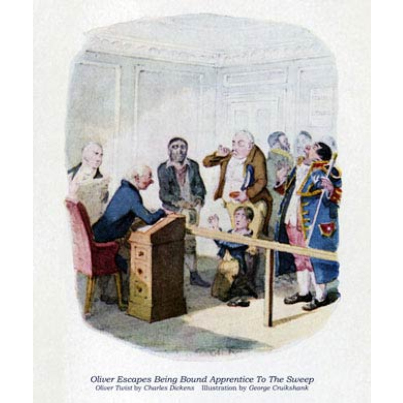 Oliver Twist, Oliver Escapes Indenture To The Sweep