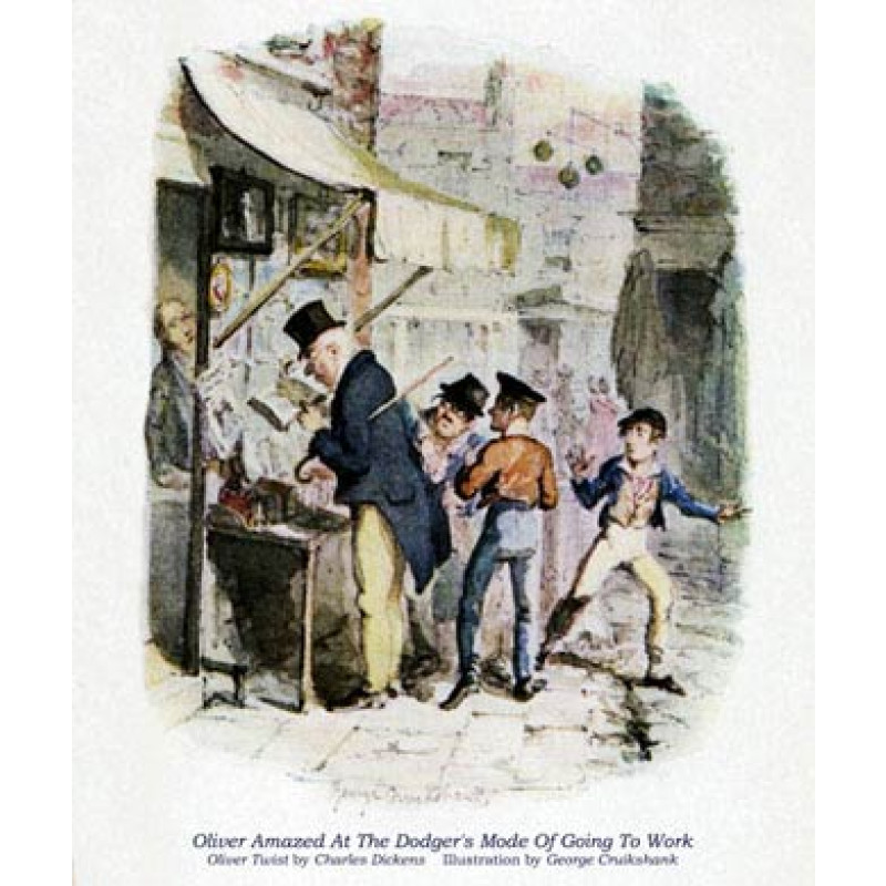 Oliver Twist, Oliver Sees Dodger At Work