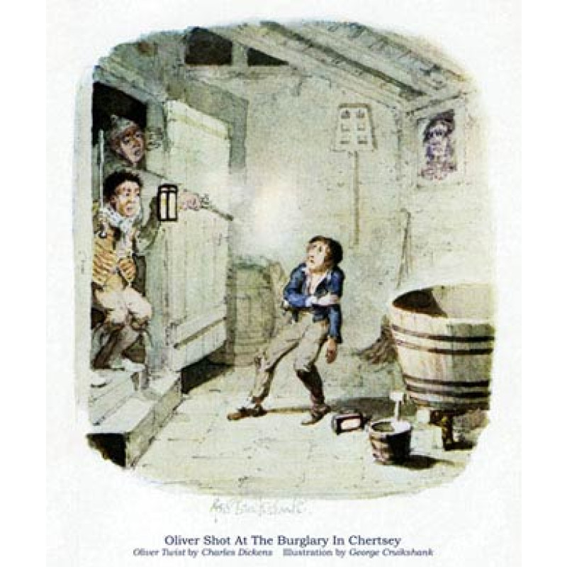 Oliver Twist, The Burglary In Chertsey