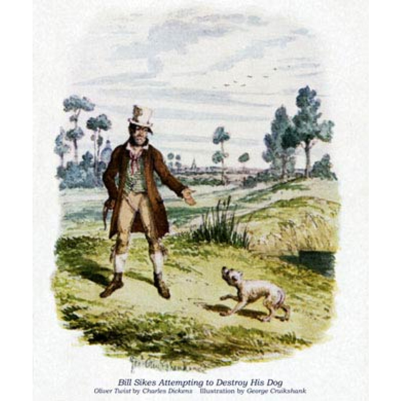 Oliver Twist, Bill Sikes Tries To Kill His Dog