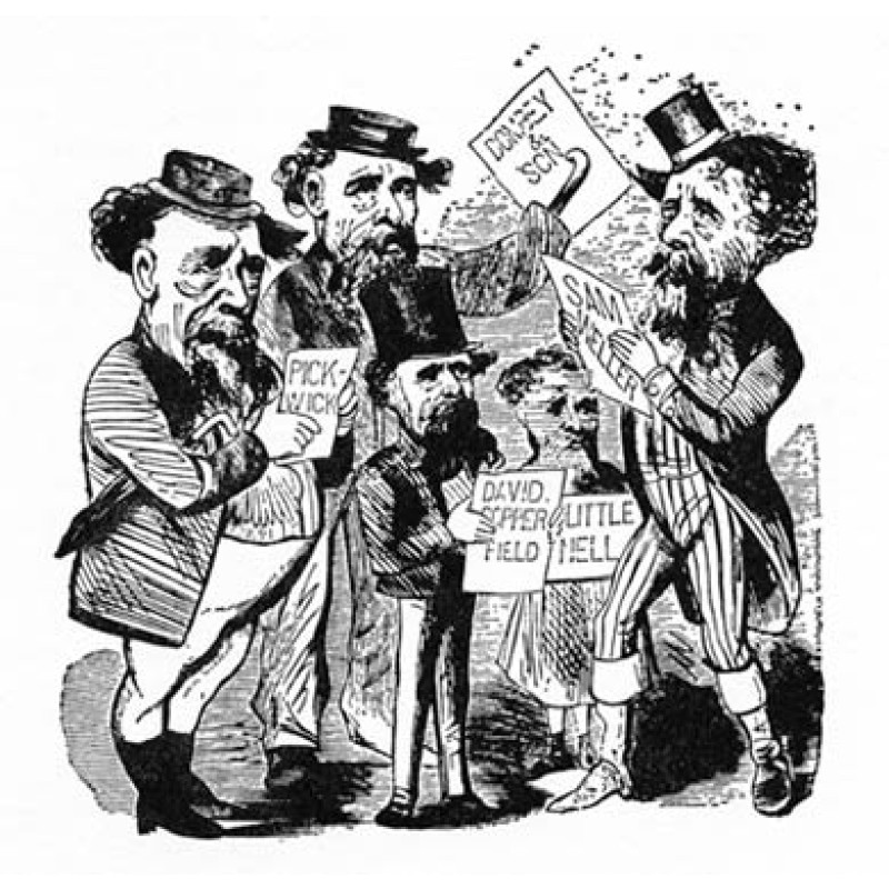 Charles Dickens As His Characters