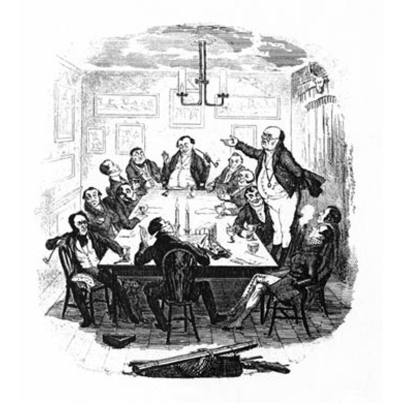 Mr Pickwick Addresses The Club