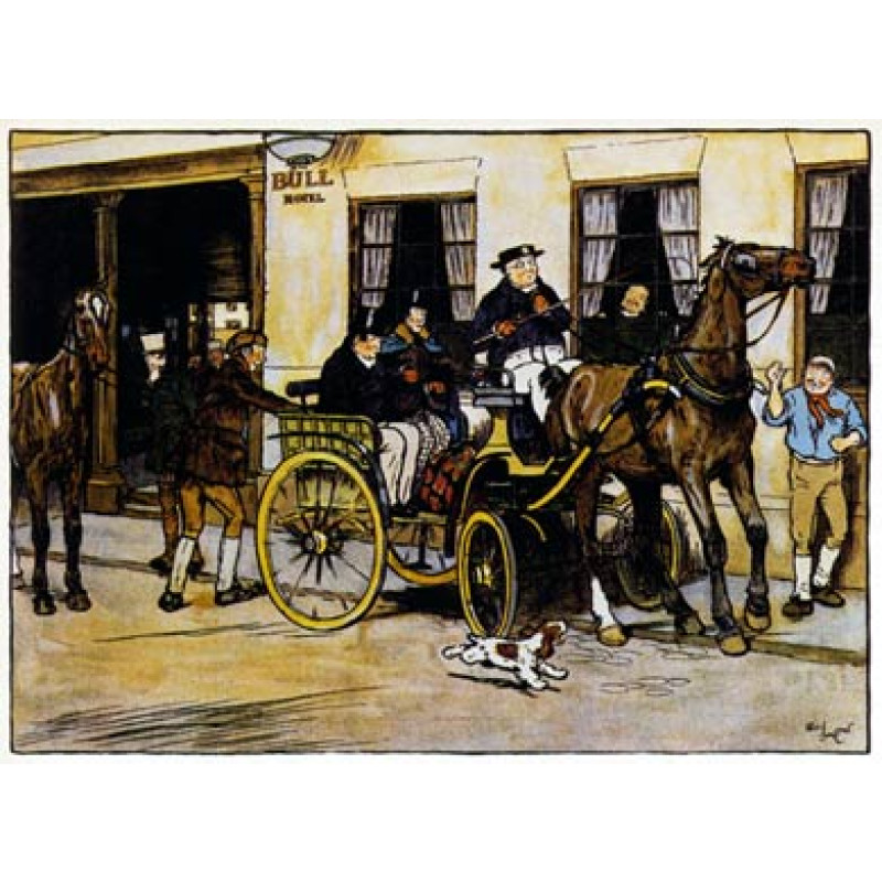 The Pickwickians Start From The Bull At Rochester