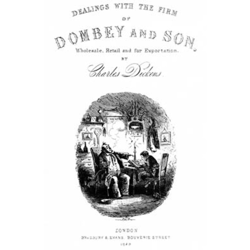 Dombey And Son, Title Page