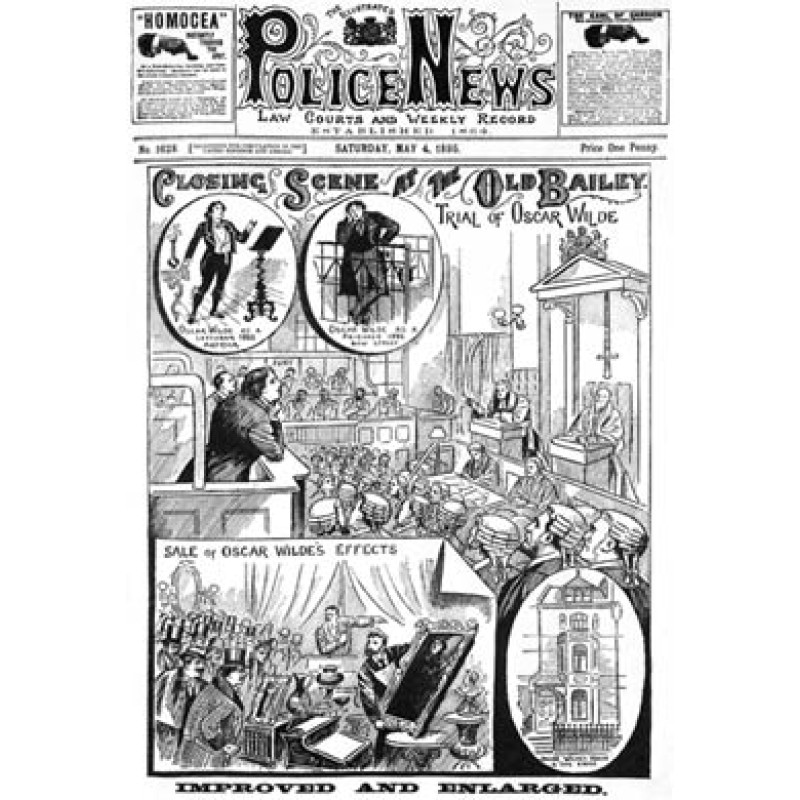 Trial Of Oscar Wilde, Police News, 1895