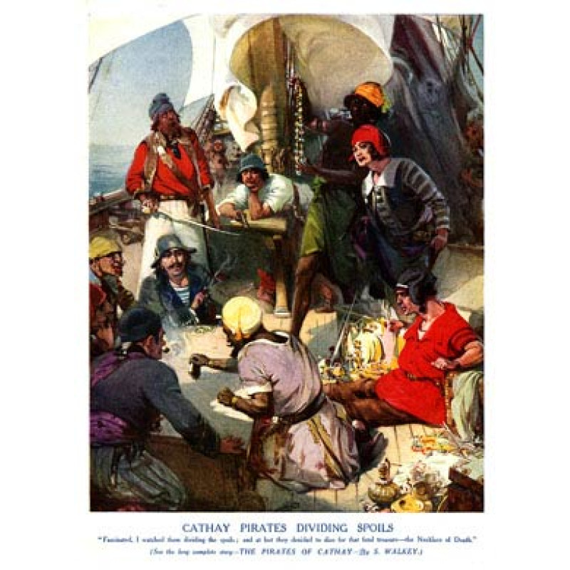 Cathay Pirates Dividing Spoils