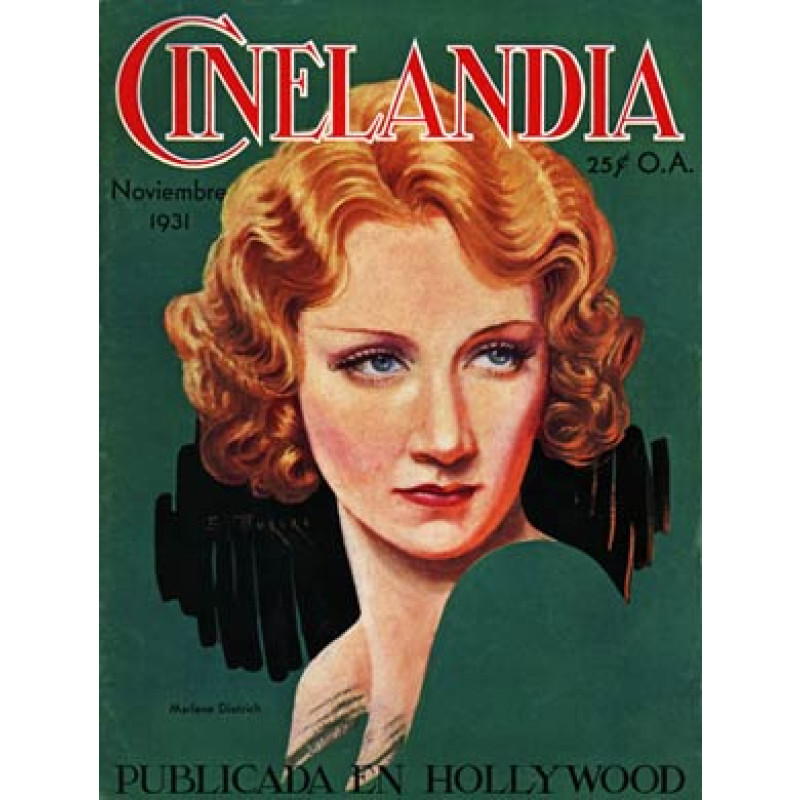 Cinelandia, Nov 1931, Marlene Dietrich