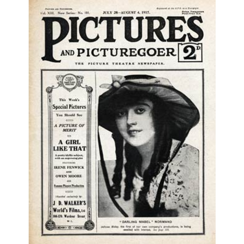 Pictures & Picturegoer, July 1917, Mabel Normand