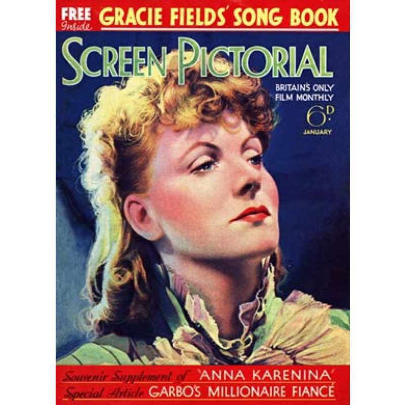 Screen Pictorial, Jan 1936, Greta Garbo