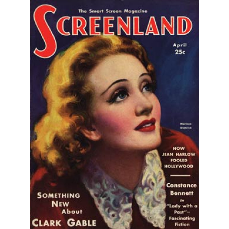 Screenland, April 1932, Marlene Dietrich