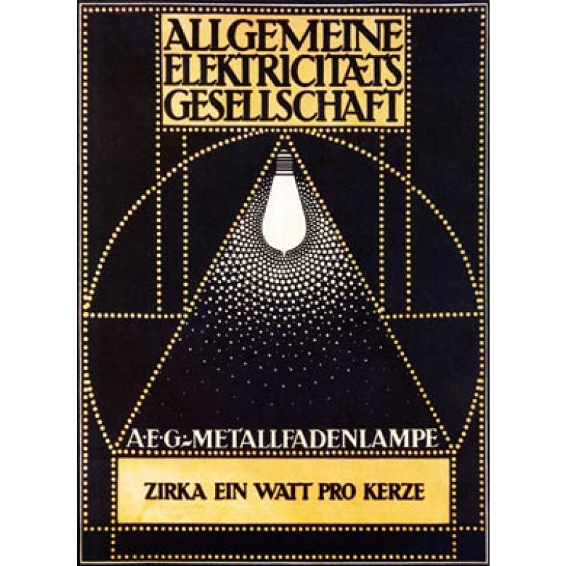 AEG Metallfadenlamper, 1907