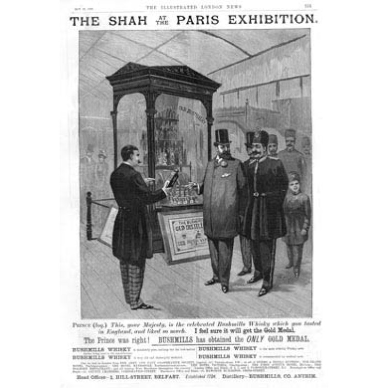 Bushmills Paris Exhibition 1889