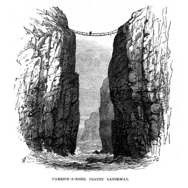 Carrick-A-Rede Rope Bridge, 1874